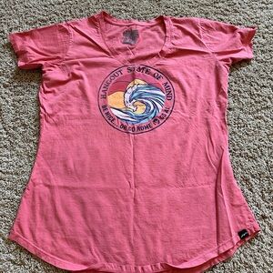 Hangout Pink Graphic T-Shirt